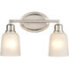 Amberle 2 Light 15.25 inch Brushed Nickel Vanity Light Wall Light